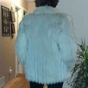 Beautiful Silver Fox Fur Coat